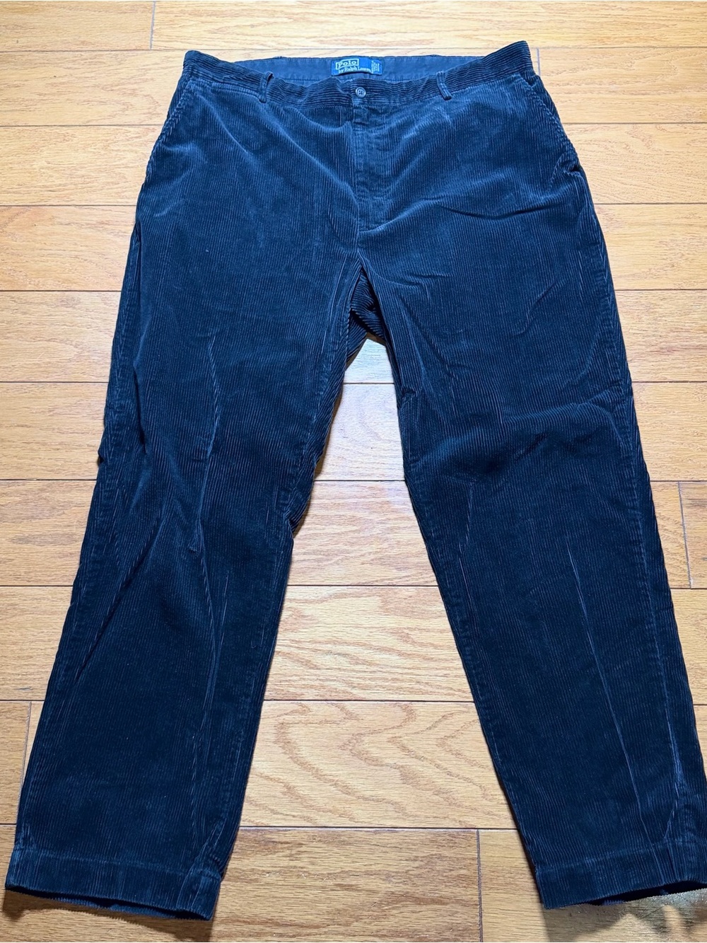Polo Ralph Lauren Men's Black Corduroy Trousers 38/30